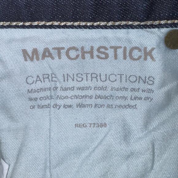 J.Crew Matchstick Slim Straight Jeans Dark Wash Size 26S - Picture 6 of 9